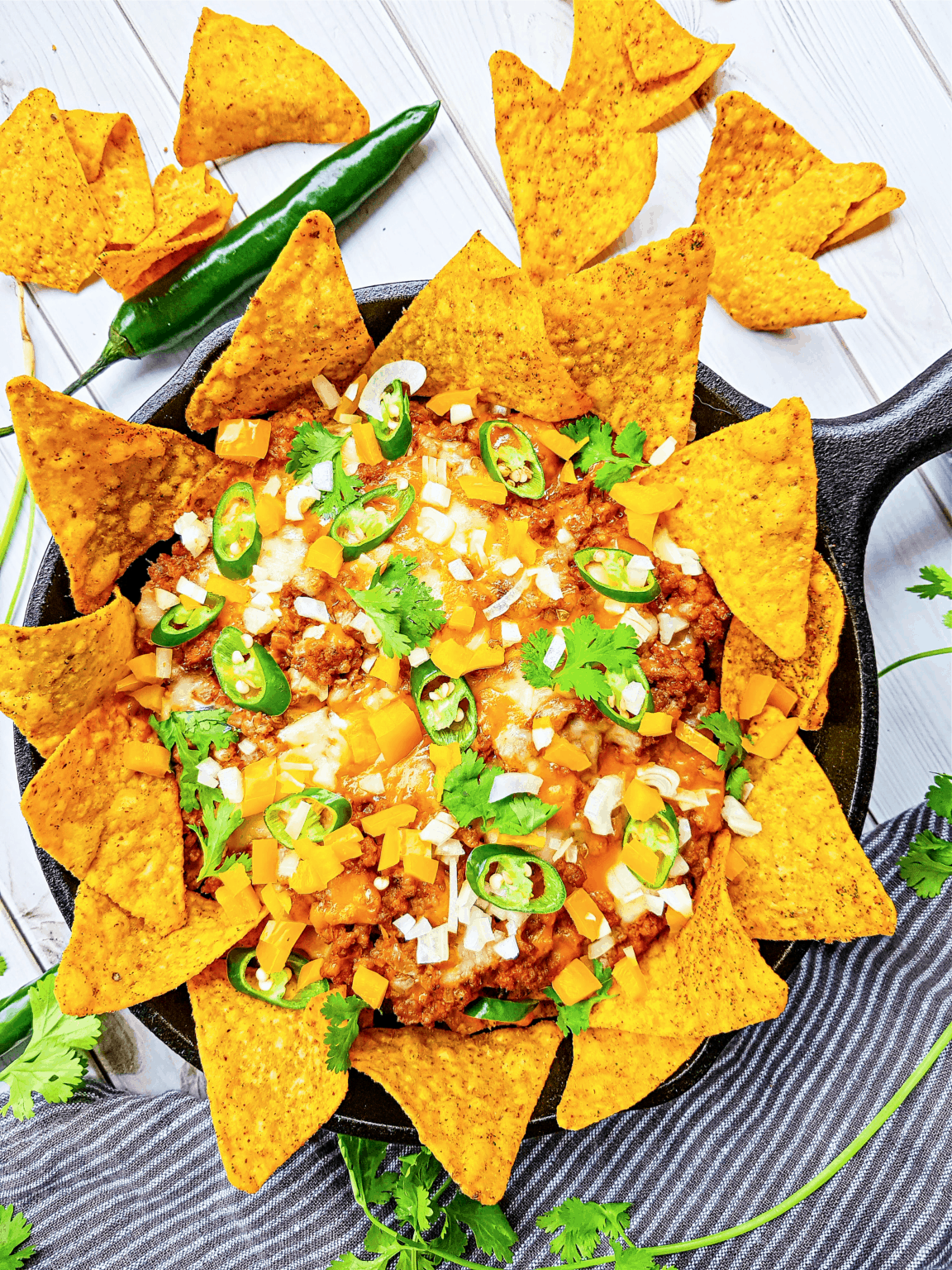 Easy Skillet Nachos Recipe With Cool Ranch Doritos Southern Kissed