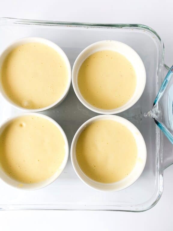 banana cheesecake water bath