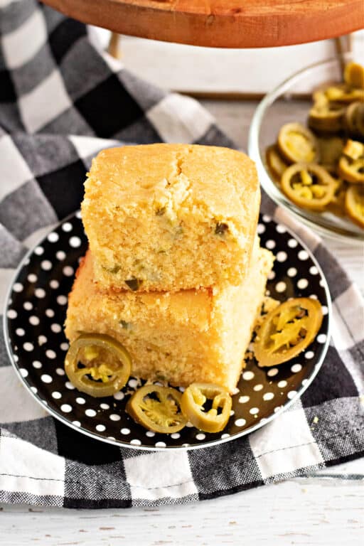Sweet Cornbread with Jalapenos