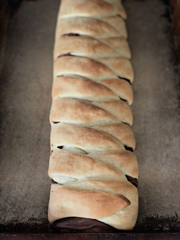 loaf of Sweet Nutella Bread