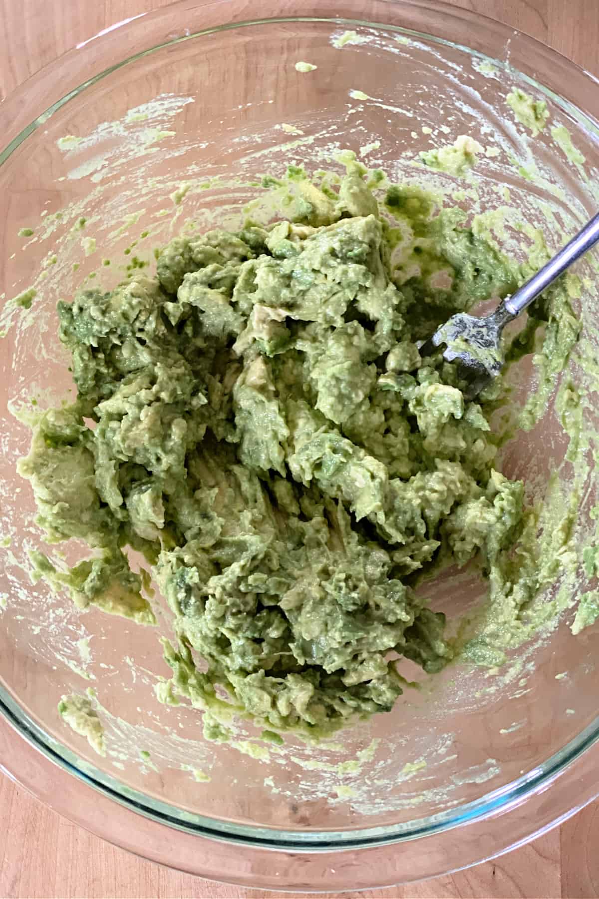 mashed avocado