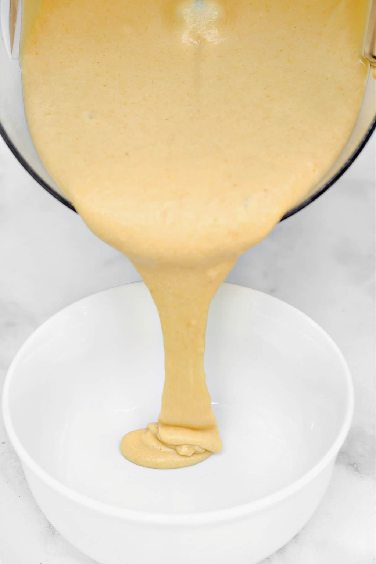 pouring cheese