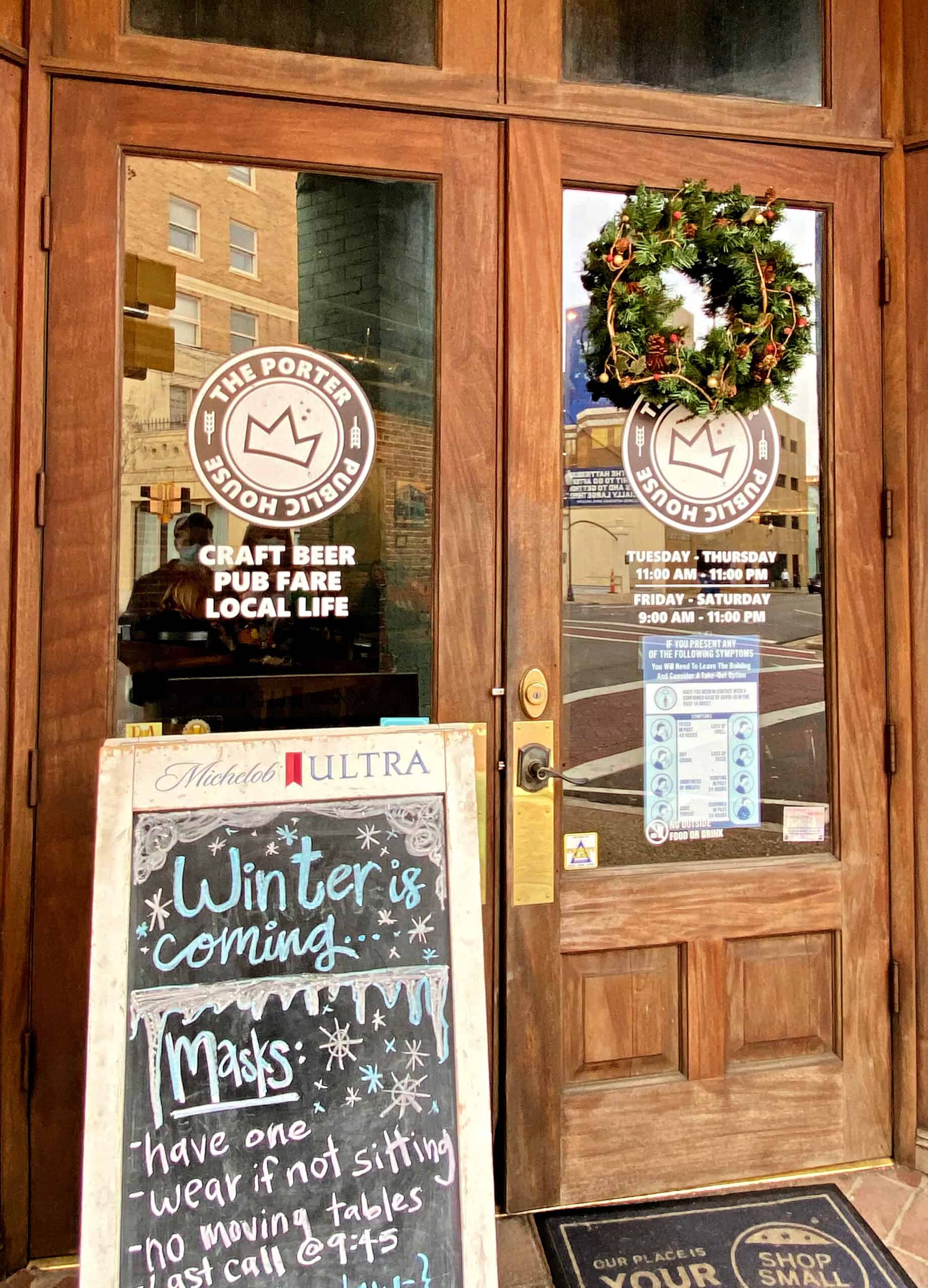 The Porter in Hattiesburg entrance.