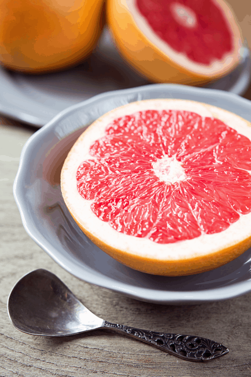 bowl of grapefruit