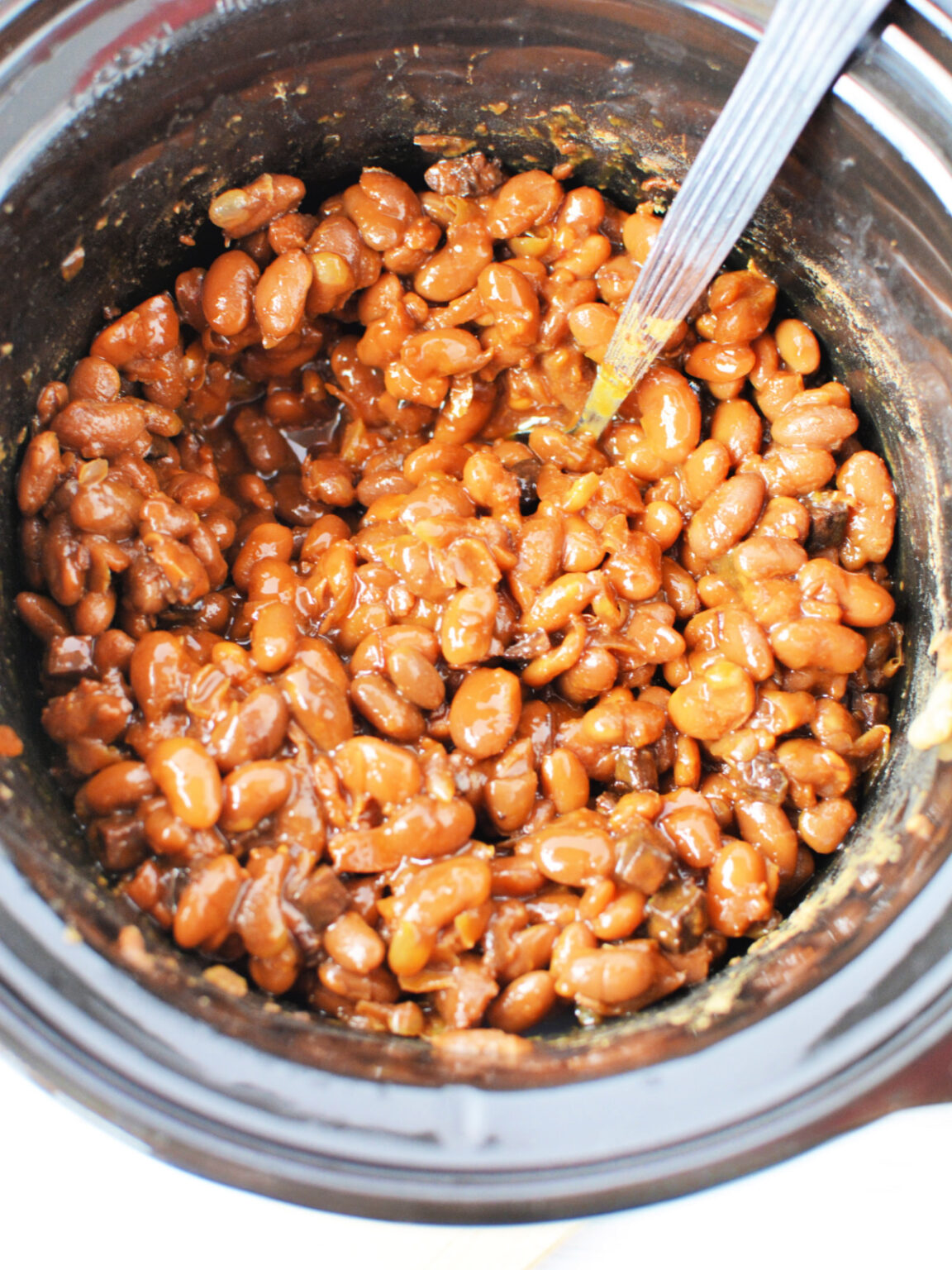 Homemade Baked Beans Made In the Crock Pot Southern Kissed