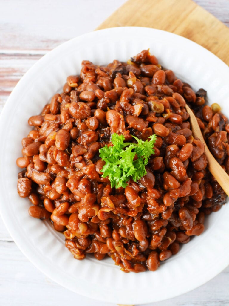 Homemade Baked Beans Made In the Crock Pot