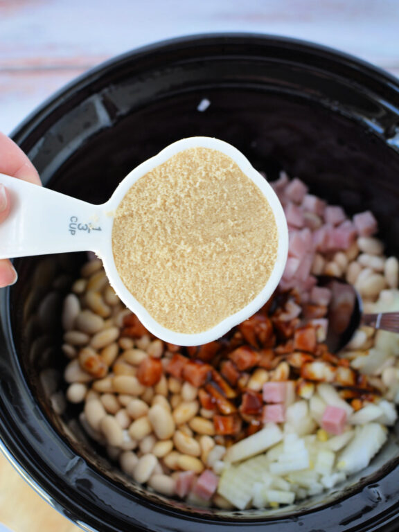 Adding brown sugar to baked beans