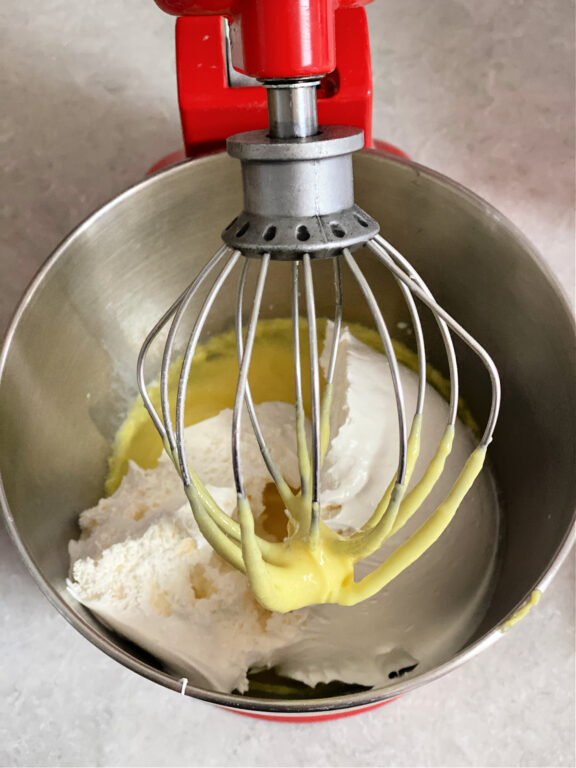 adding Cool Whip