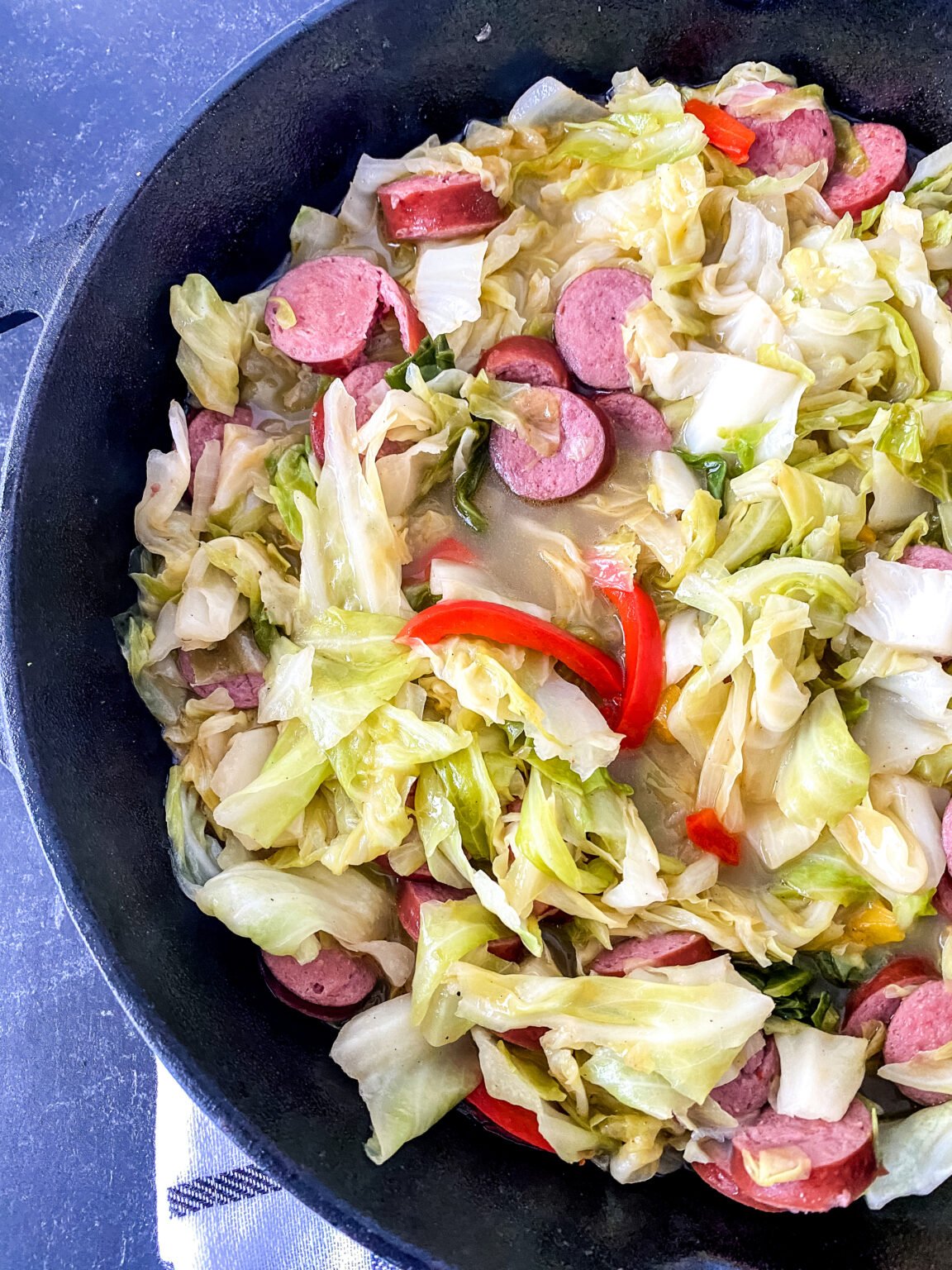 Sausage and Cabbage Skillet Recipe