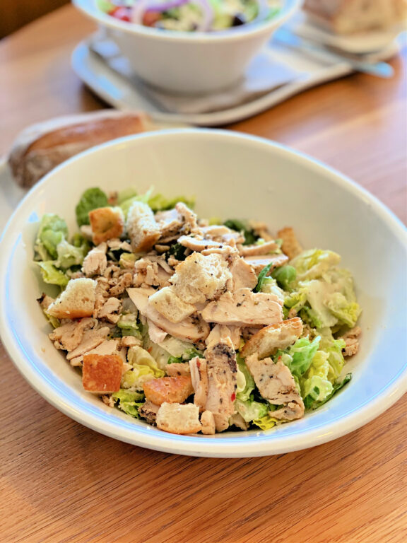 full size Panera Caesar Salad with Chicken