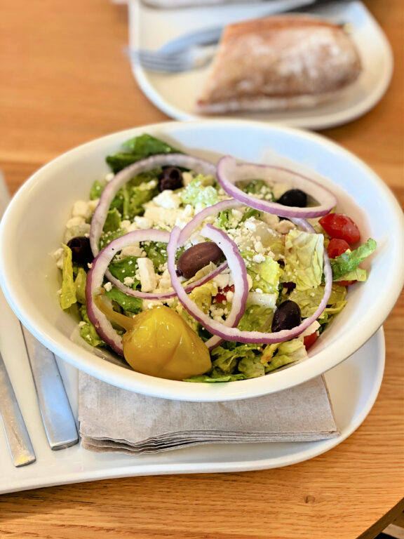 a half size Greek Salad