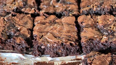 Chocolate And Dulce De Leche Brownies