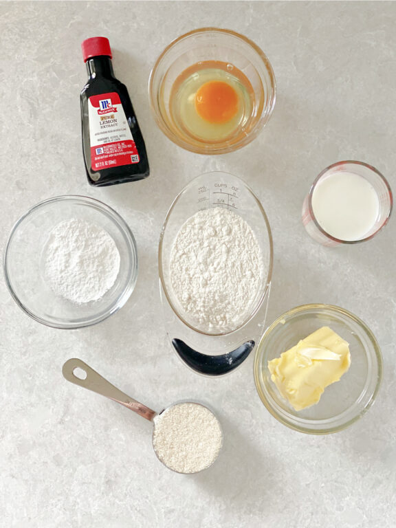 lemon cupcake ingredients