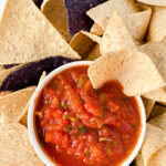 salsa and tortilla chips