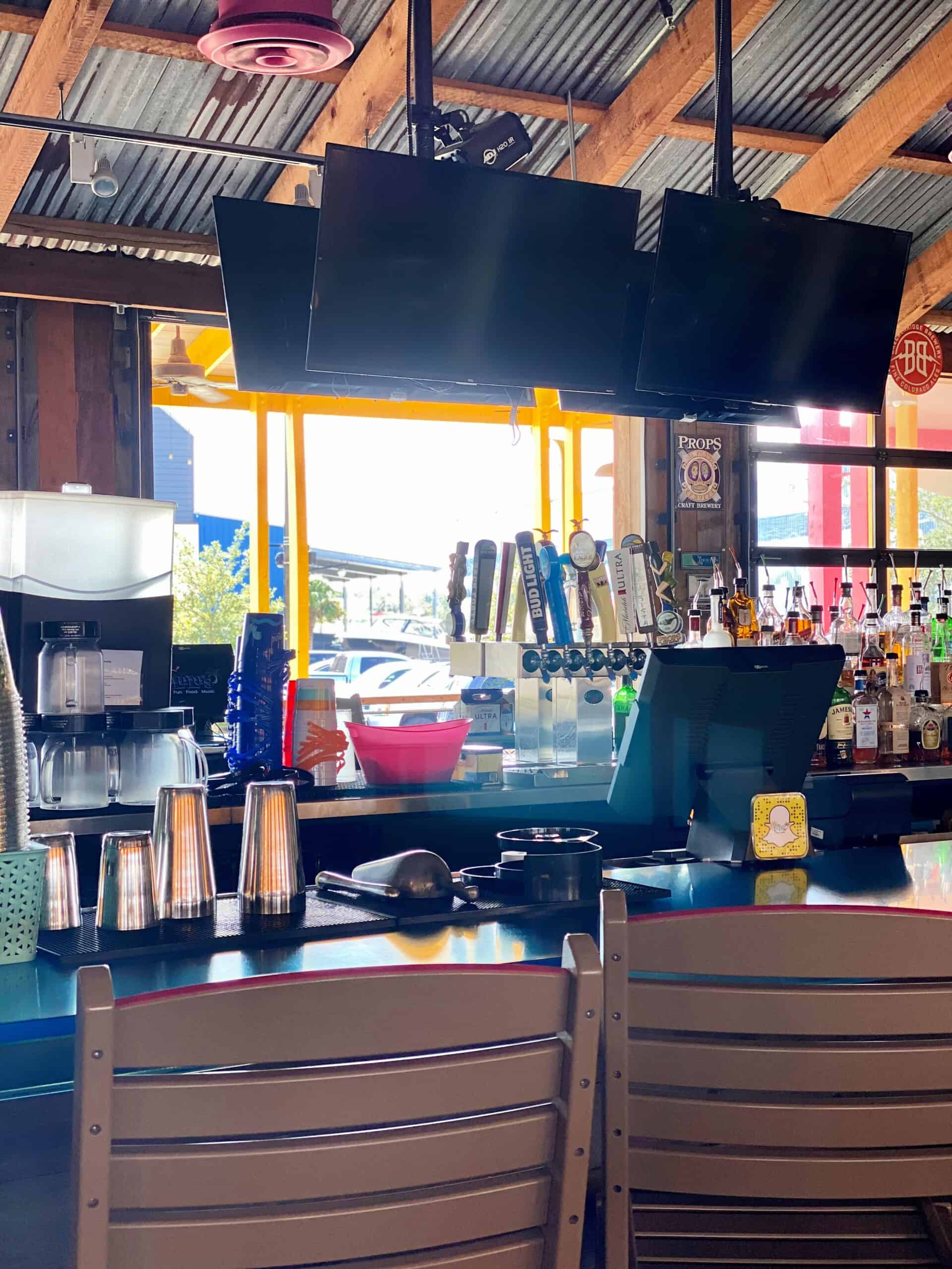 Indoor bar.