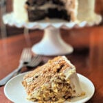 Hummingbird cake slice