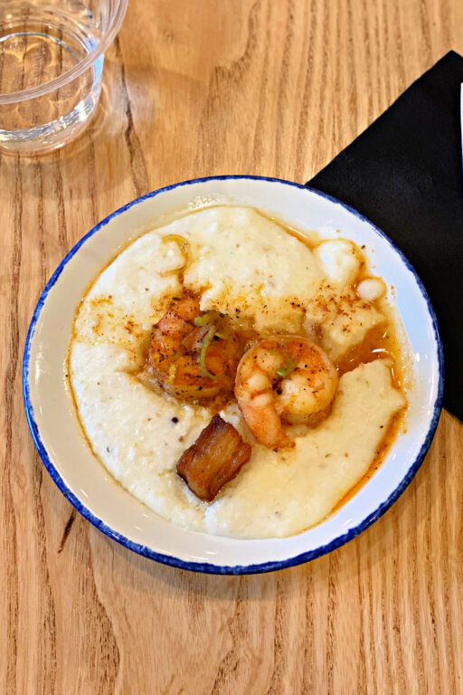 shrimp and grits sampler