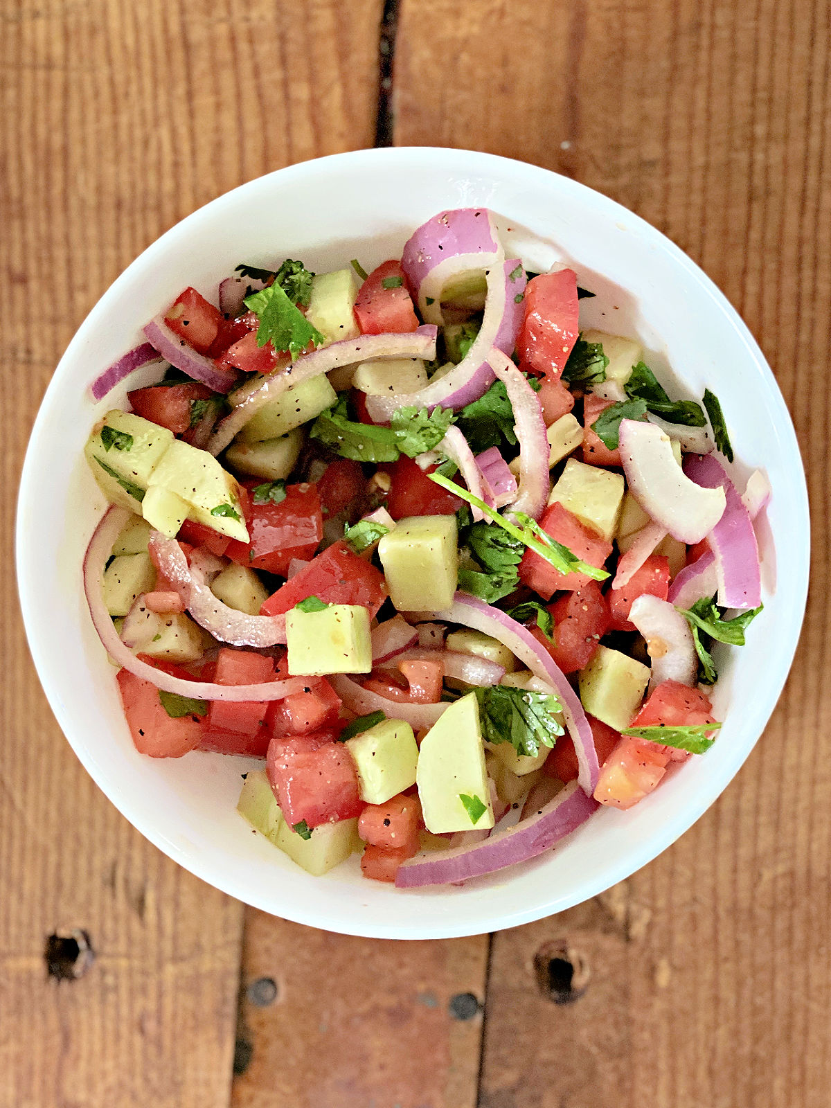 Easy Low Carb Tomato Cucumber Salad
