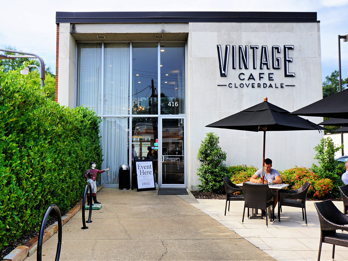Vintage Cafe in Cloverdale in Montgomery, Alabama.