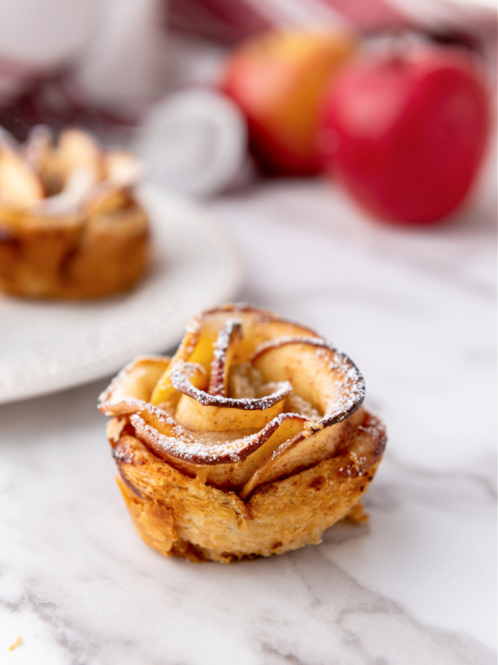 Puff Pastry Apple Roses - Southern Kissed
