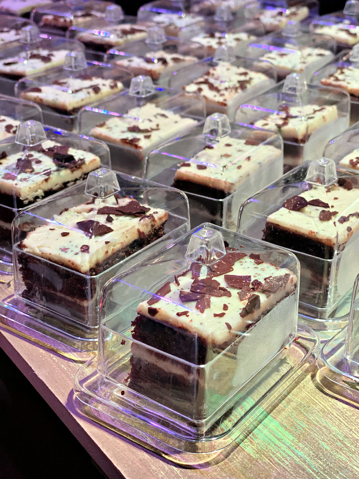 Black and white tuxedo cake.