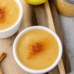 Bowls of applesauce.