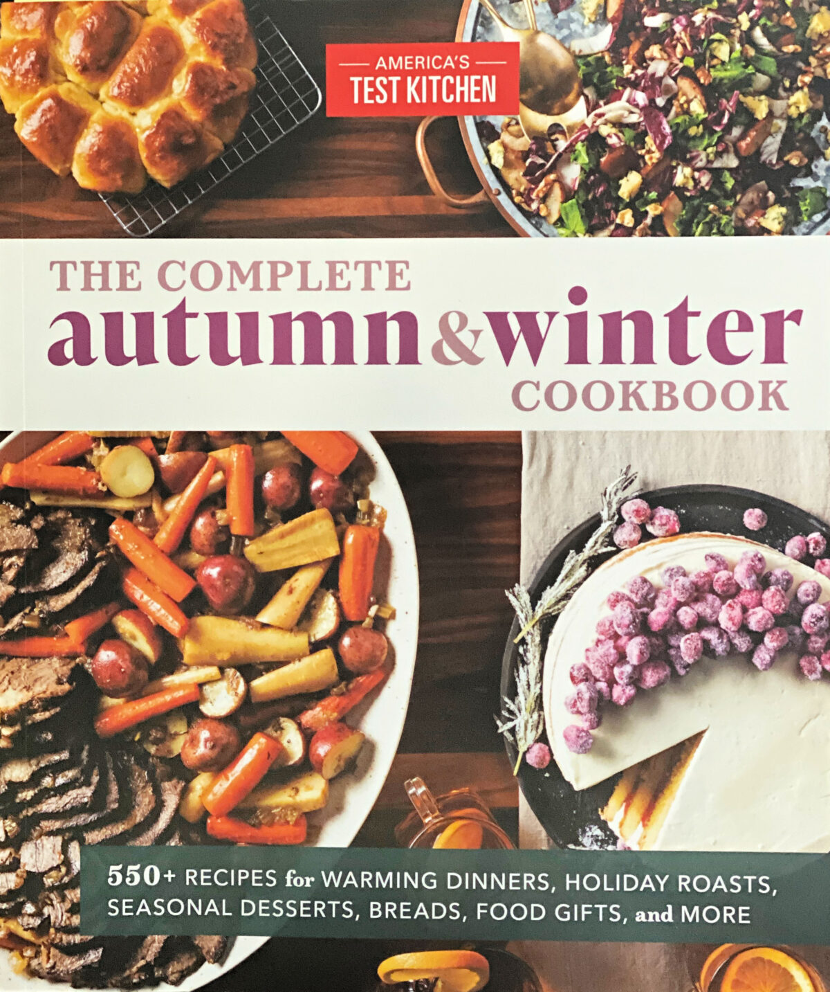 America's Test Kitchen Autumn and Winter Cookbook.