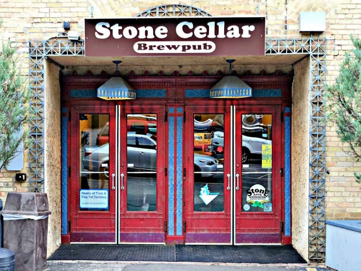 Stone Cellar Brew pub entrance.