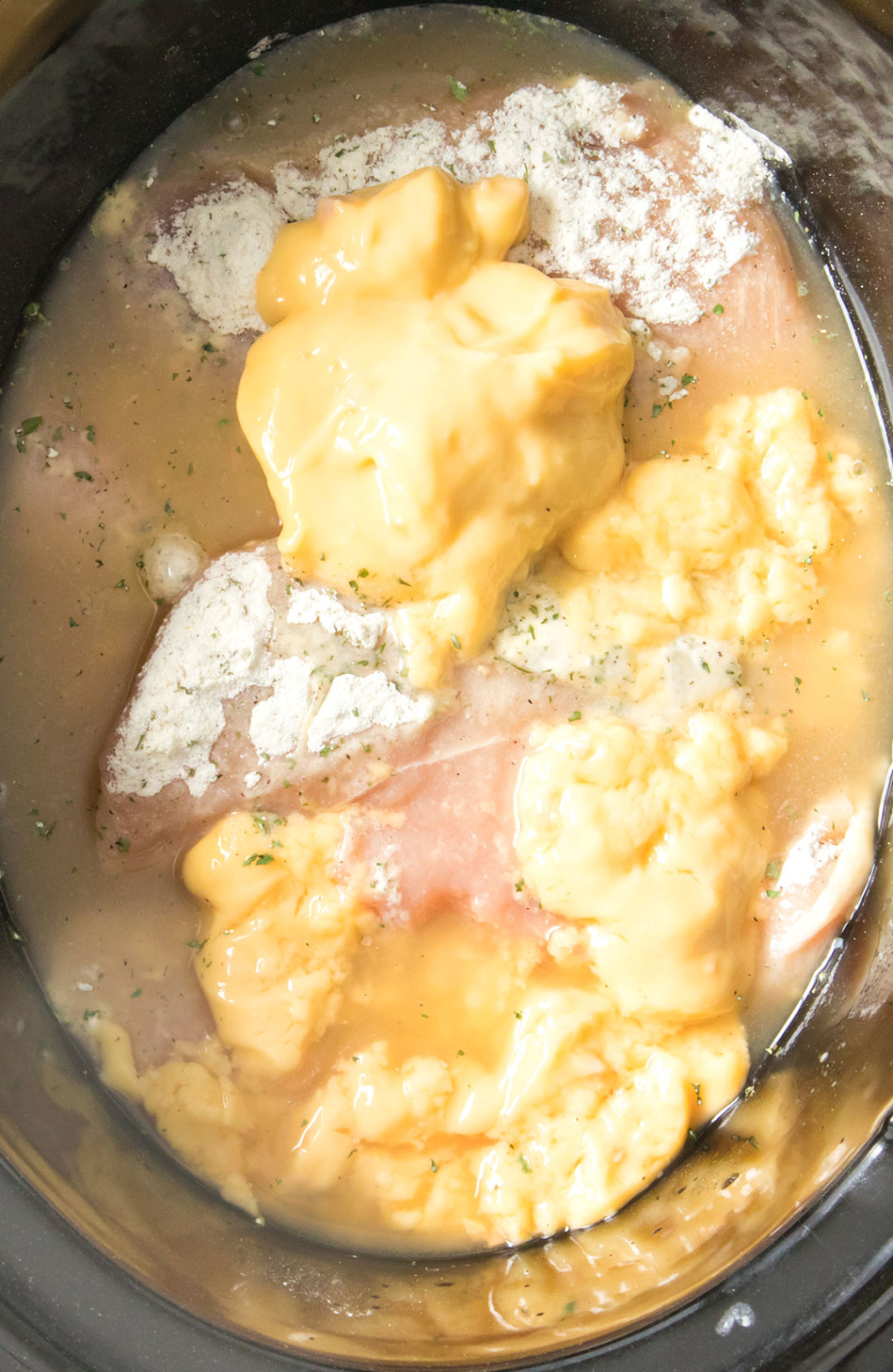 Crockpot Chicken and Gravy Southern Kissed