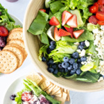 Berry salad in a bowl.