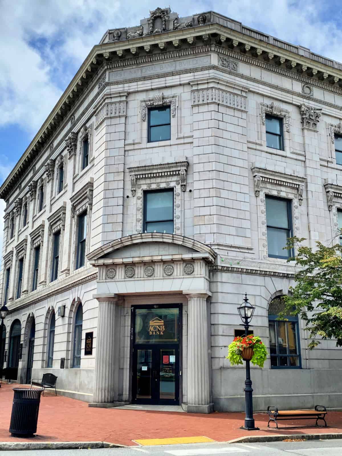 ACNB Bank building in Gettysburg.