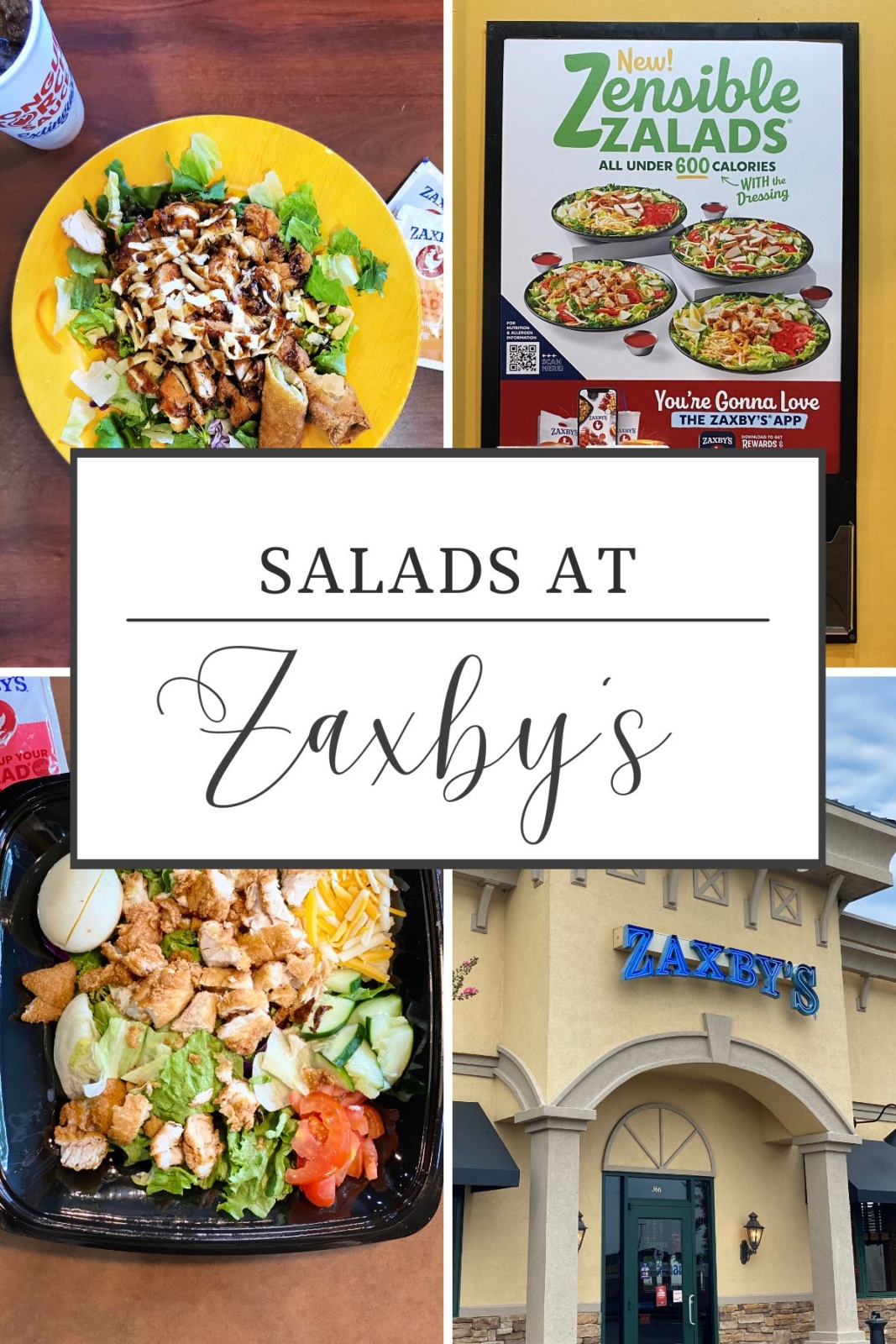 Zaxby's Salad Options that You'll Love! Southern Kissed
