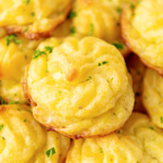 Pommes Duchesse on a plate.