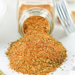 Jar of homemade Cajun seasoning.