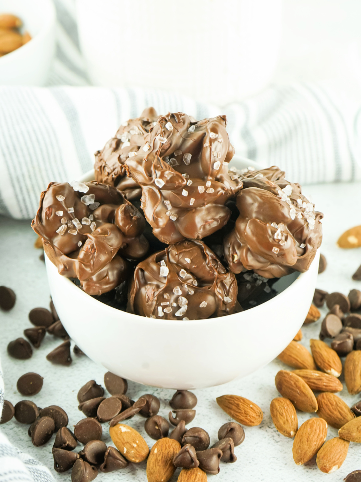Homemade Chocolate Almond Clusters Southern Kissed