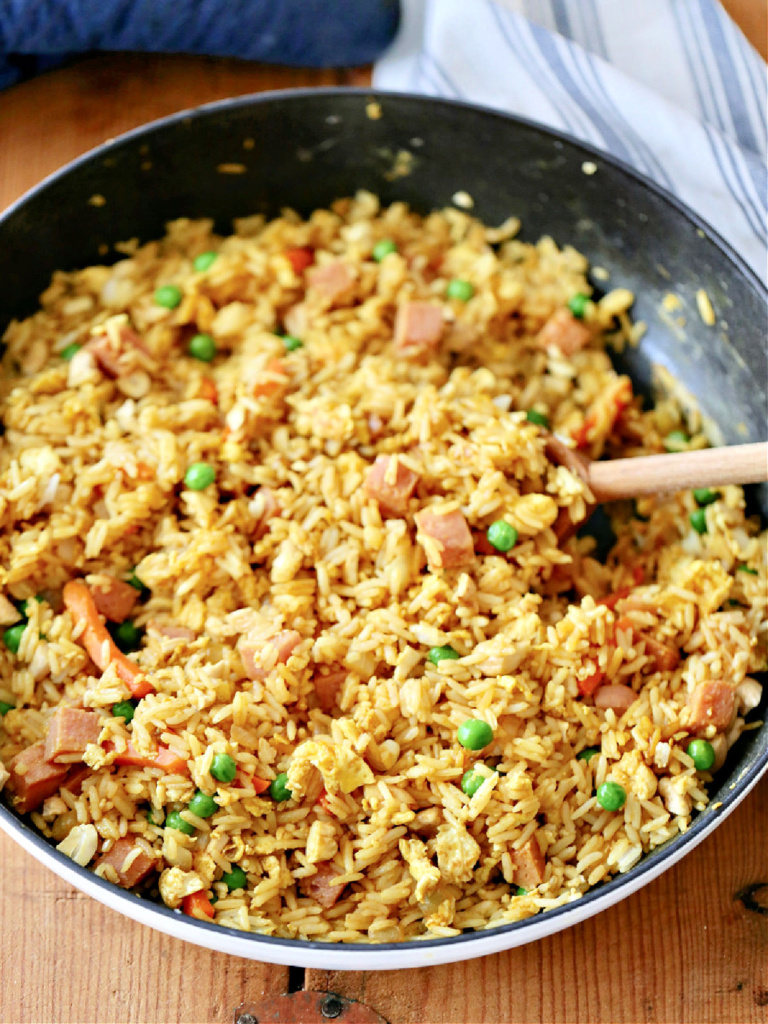 Easy SPAM Fried Rice Recipe Southern Kissed
