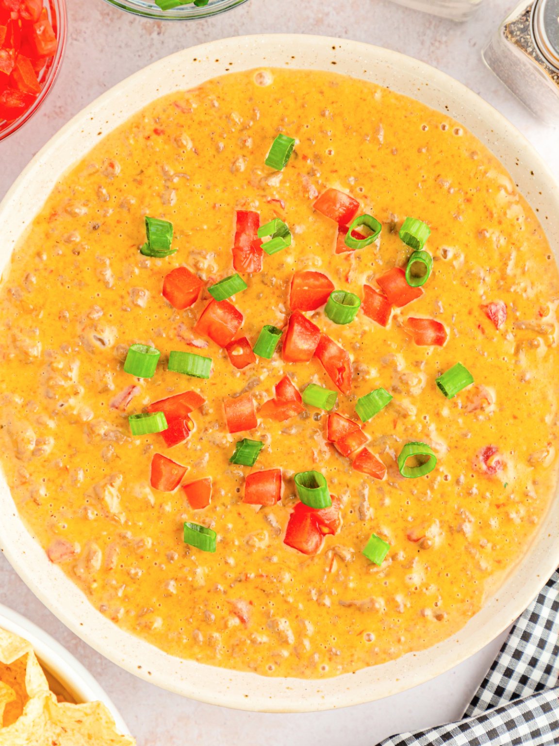 Easy Velveeta Rotel Dip with Beef Recipe Southern Kissed