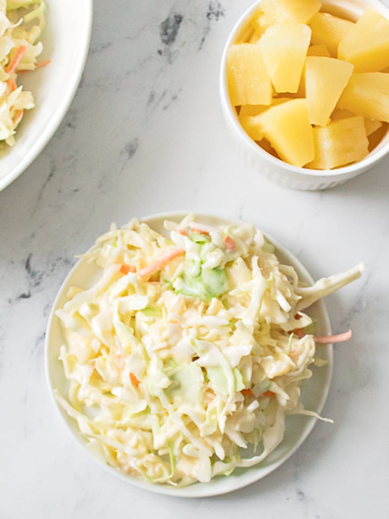 Easy Pineapple Coleslaw Recipe Southern Kissed