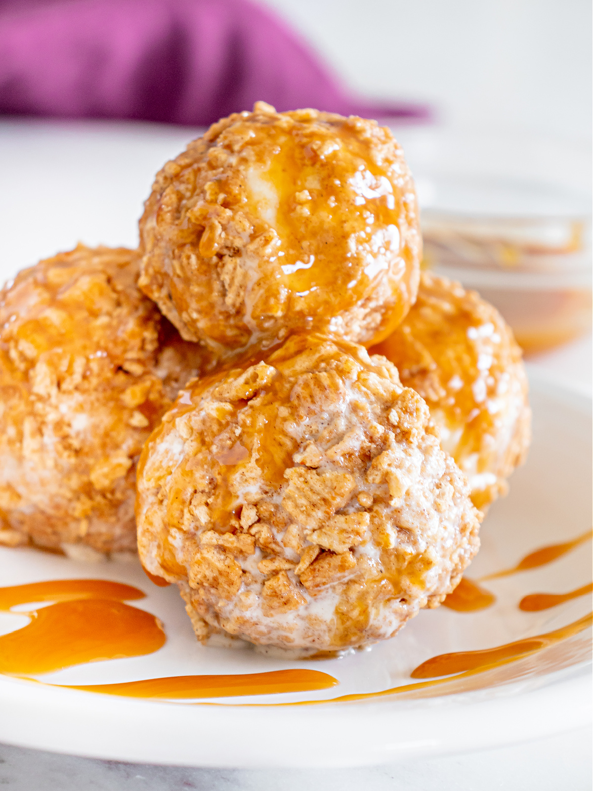 Easy Unfried Ice Cream Balls Recipe Southern Kissed