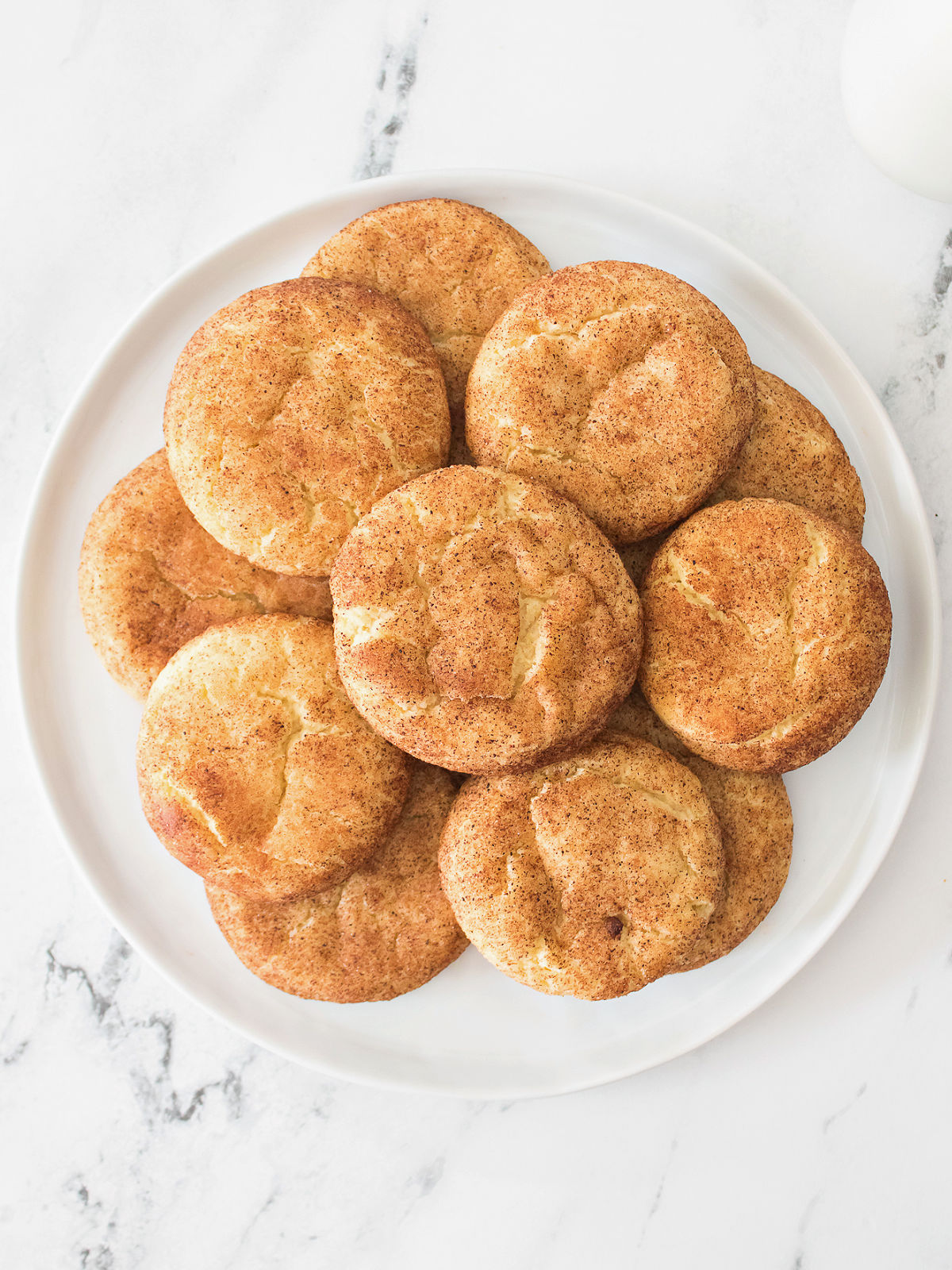 Plate of cookies.
