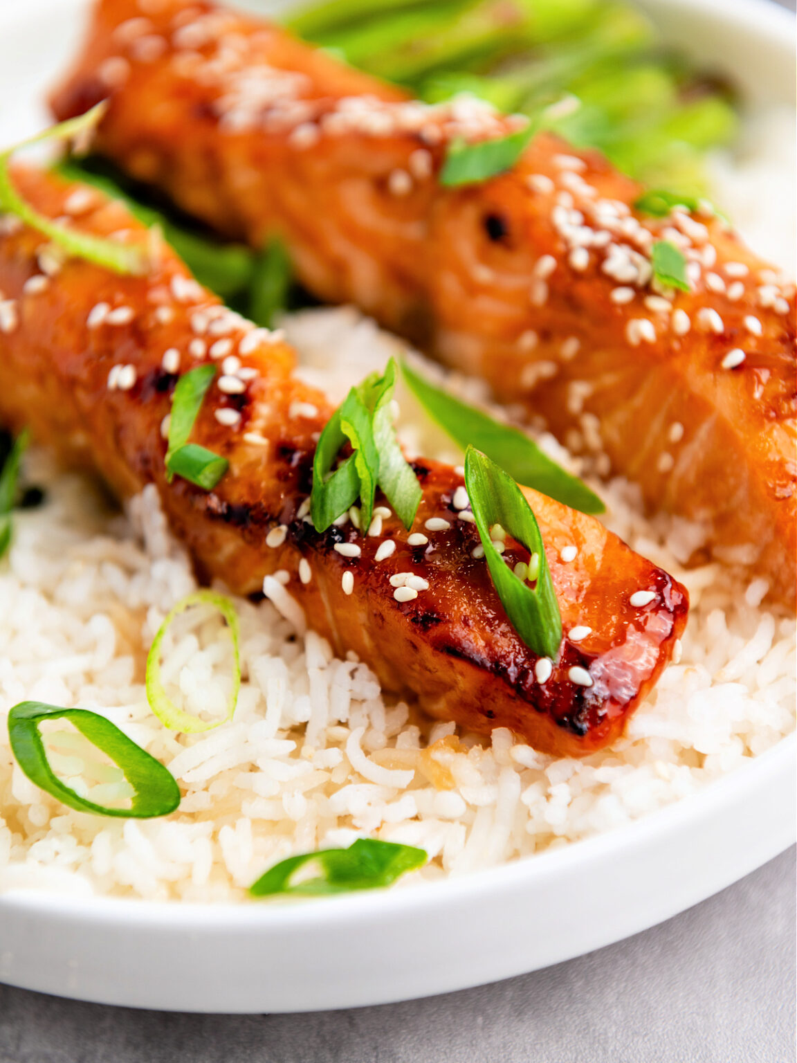 Easy AirFried Teriyaki Salmon Recipe Southern Kissed